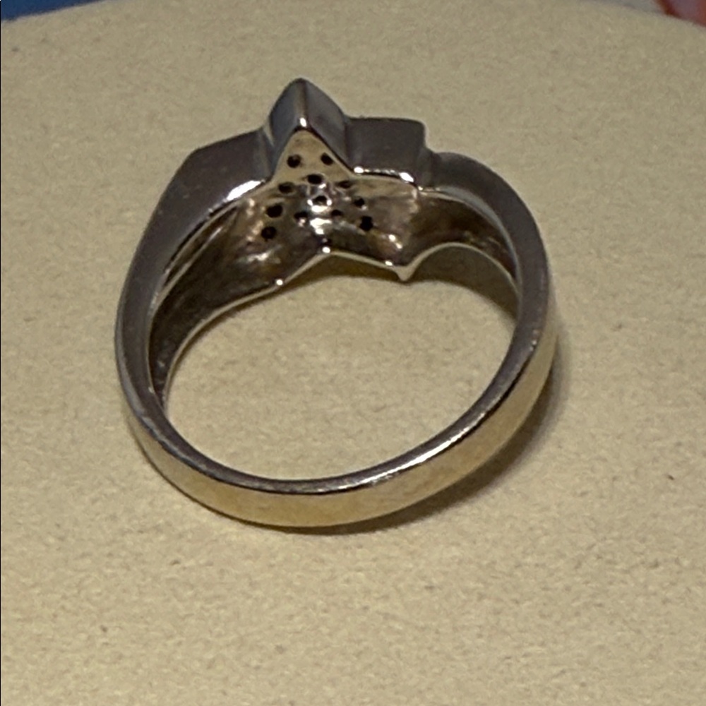 Star diamond ring 18k gold - Picture 7 of 13